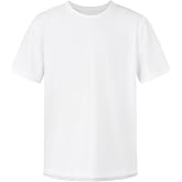 Spring&Gege Boys and Girls UPF 50+ Quick Dry Short Sleeve Neon T Shirts Kids Rash Guard Athletic Workout Tees