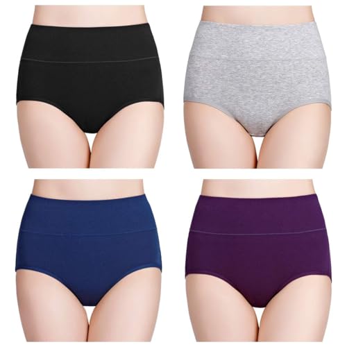 Wirarpa Women's Cotton Postpartum Underwear Waisted