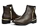 DREAM PAIRS MILANO Women's Fashion Winter Fur Interior Side Zipper Outdoor Riding Boots Booties