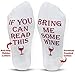 Funny Wine Socks With Gift Box 