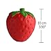Squishies Jumbo Slow Rising Toy Charms Stress Relief Toys Party Supplies Cell Phone Pendant Strap Gift (Strawberry)