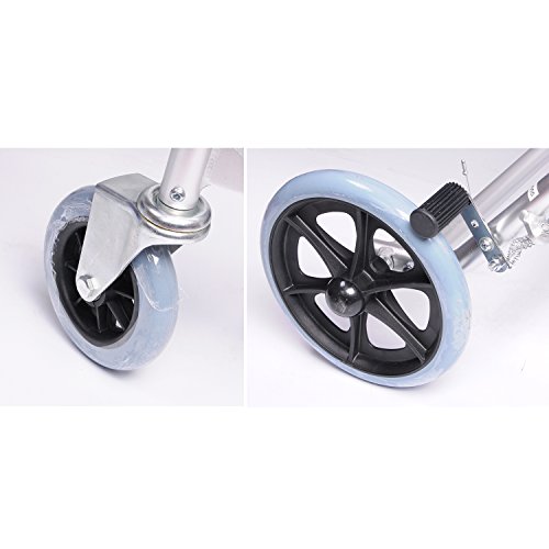 Wotefusi Brand New Foldable Lightweight Medline Manual Wheelchair Chair Footrest 36cm Width For Adult Kids - Thumbnail 4