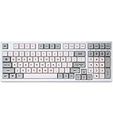 PBT Keycap 143 Keycaps for 61/ 87/ 104/ 108 Mechanical Keyboard, Compatible with Cherry/ Gateron/...