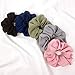 20 Pieces Chiffon Flower Hair Scrunchies Hair Ties Striped Hair bands Ponytail Holder Hair Accessories for Girl Women,20 Colors