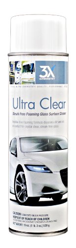 3X:Chemistry 68693 'Ultra Clear' Streak Free Glass and Surface Cleaner - 19 oz.