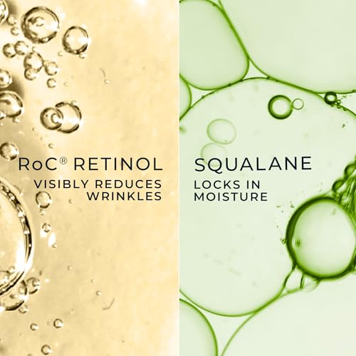 RoC Retinol Correxion Night Cream for Deep Wrinkles, Anti Aging Skincare Treatment Women and Men, 1.0 oz