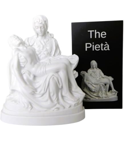 pieta maestoro 4C • Statue Pieta Resin Our Lady of Sorrows Jesus Christ Madonna