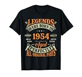 68th Birthday Tee Vintage Legends Born In 1954 68