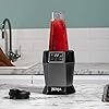 Ninja Blender with Auto-iQ [BN495UK] 1000 W, 2 x 700 ml Cups, Black/Silver