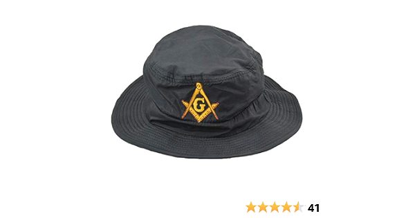 Gold Square \u0026 Compass Embroidered 