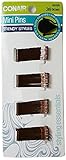 Conair Styling Essentials Secure Hold Mini Bobby Pins, Brown 36 ea