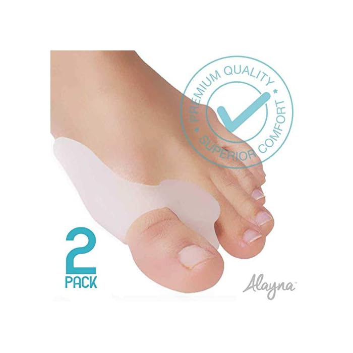 Toe Separators for Overlapping Toes Women Bunion Corrector Toe Spacers 2 Pcs. Bunion Relief Big Toe Gel Cushion Pads Big…