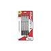Pentel® Clic Erasers®, Black Barrel, Pack of 4