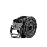 Forged Alumium Slide Metal Buckle Canvas Webbing Waistbelt for Men