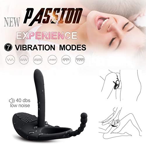 Waterproof Rechargeable Rings Vibrat-ing Relaxation Traning Kit