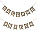 Welcome Baby Banner Vintage Burlap Banner Linen Flags Decorative for Baby Shower Boy Girl Party Decoration
