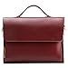 Leathario Leather Briefcase for Men Leather Laptop Bag Shoulder Messenger Bag Business Work Bag Brown