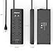 POWRUI 8-Outlet Surge Protector Power Strip with 4 USB Charging Ports and 6-Foot Heavy Duty Extension Cord, 2100 Joules