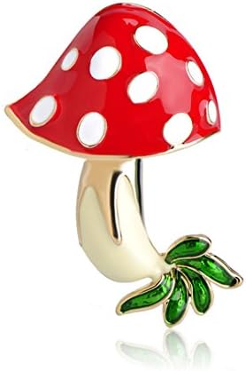 Xiongzhen Brooches Harajuku Small Brooch Pin Gold-Color Women Cartoon Party Accessories Kids New Year's Gift red