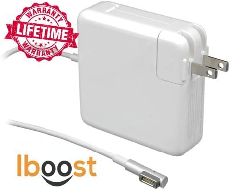 iboost MBT5500 Power Adapter Charger with Magnetic L-tip Magnetic for Macbook Pro- For Models Made Before 2012