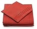 Cosy House Collection Everyday 1500 Series Bed Sheet Set - Ultra Soft & Cool Hotel Bedding - Deep Pocket - Wrinkle, Stain and Fade Resistant - 4 Piece Set (King, Burnt Orange)