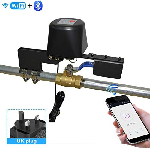SKTE Control inteligente de la vlvula de agua Tuay vlvula mecnica inteligente de modo dual Bluetooth WiFi vlvula inteligente utilizada con Alexa Google Assistant Smart Life