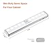 LED Closet Lights, Zanflare Portable Motion Sensor Closet Light Wireless 10 LED Under Cabinet Light Battery Operated, Magnetic Strip Stick on Anywhere for Kitchen Wardrobe Hallway Stairway, 3 Pack