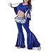 BellyLady Multi-Row Silver Coin Belly Dance Hip Scarf, Belly Dance Outfit