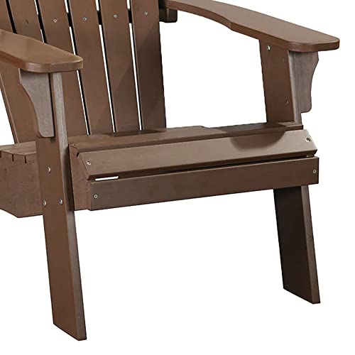PolyTEAK King Size Adirondack Chair, Easy Maintenance All Weather Patio
