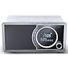 SHARP DR-450 (GR) DAB, DAB+ digitale radio, Bluetooth, FM-radio, alarm-/slaap- en snooze-functie, houtlook, grijs