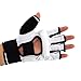 Wonzone Half Finger Taekwondo Training Boxing Gloves, Taekwondo/Muay Thai Training/Punching Bag Gym Half Mitts Sparring Gloves (XL)