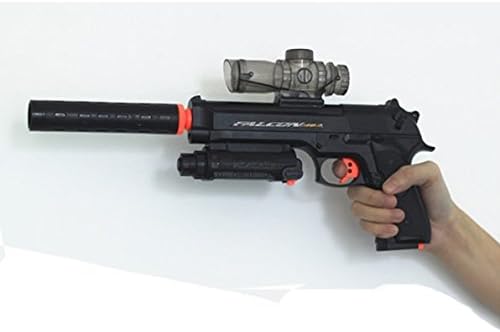 Zahar Toys: Electric Toy Gun, Water Bullet Firearm, Air Guns Pistol Case, Weapons, Long Range Shot Crystal Bomb