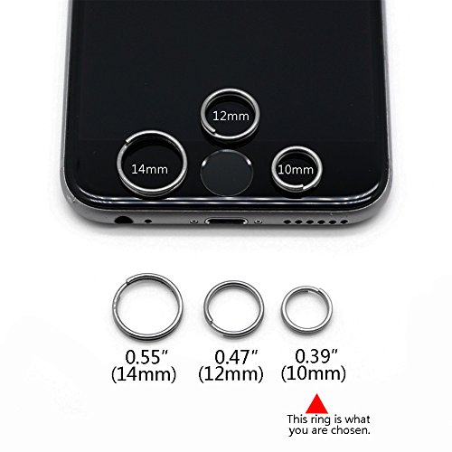 TIEDC Split Rings Titanium Small Key Rings Pack of 10 (10mm) Pricepulse