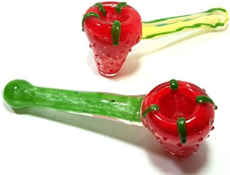 Glass "Strawberry" Style Spoon