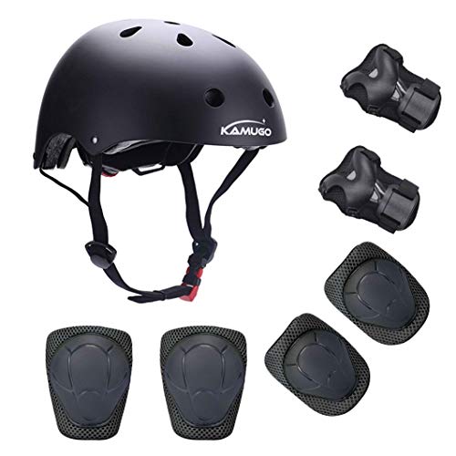 Kids Youth Adjustable Sports Protective Gear Set Safety Helm