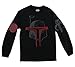 Star Wars Boba Fett Mask Movie Mighty Fine Adult Long Sleeve T-Shirt Tee