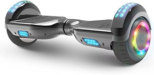 Hoverboard Flash Wheel Two-Wheel Self Balancing Electric Scooter with Wireless Speaker 6.5" UL 2272 Certified