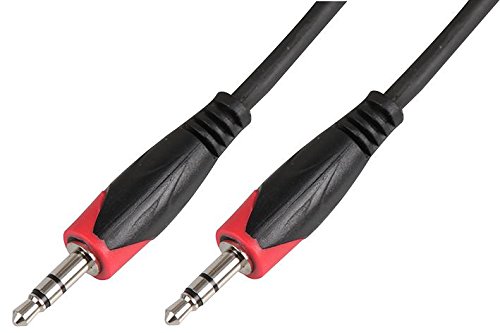 Pulse PLS000485 3.5 mm Stereo Jack Plug to Plug Lead, 6m, Black