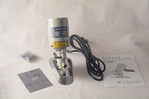 welljun 90mm Blade Electric Cloth Cutter Fabric Cutting Machine 220V