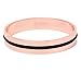 Ashley Bridget Hair Tie Bracelet - Elegant Elastic Holder Bangle Bracelet with Gift Box for Women (Rose Gold Plated)