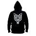 VEGASBEE Big Lone Wolf Head Patch Light Reflective Embroidered Iron-On Patch for Jacket Vest Large Size 12