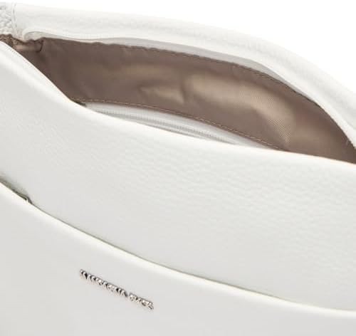 Cuero bolso bandolera Mellow Leather Crossover Bag Blanc blanco