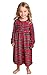 PajamaGram Toddlers' Red Stewart Plaid Flannel Nightgown, 4T, Red