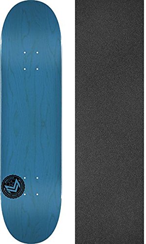 Mini Logo Chevron Stamp Blue Skateboard Deck 112 - 7.75" x 3