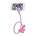 AMS Universal Cell Phone Holder, Clip Holder, Lazy Bracket Flexible Long Arms for All Mobile, Fit On Desktop Bed Mobile Stand for Bedroom, Office, Kitchen (Pink)