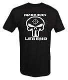 Punisher Skull Shadow Edition American Military Sniper Legend T Shirt