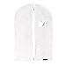 HANGERWORLD Kids Garment Bag, 30inch x 18inch White Breathable Clothes Cover for Baby Toddler and Child