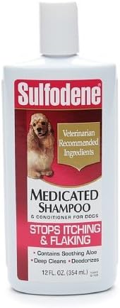 Sulfodene Medicated Shampoo &amp; Conditioner for Dogs 12 fl oz (Pack of 3)