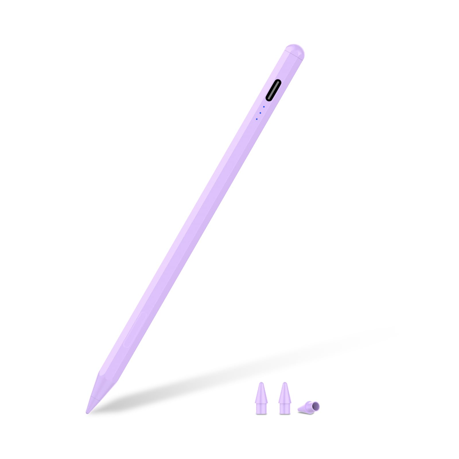 Stylus Pen for iPad mini 2018-2025, with Tilt Sensitivity & Palm Rejection for iPad mini A17 Pro/7/6/5, iPad Air 3/4/5/M2/M3, iPad A16 11/10/9/8/7/6/A16, iPad Pro 11/12.9/13 M4/M5