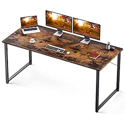 Coleshome 63 Inch Computer Desk, Modern Simple